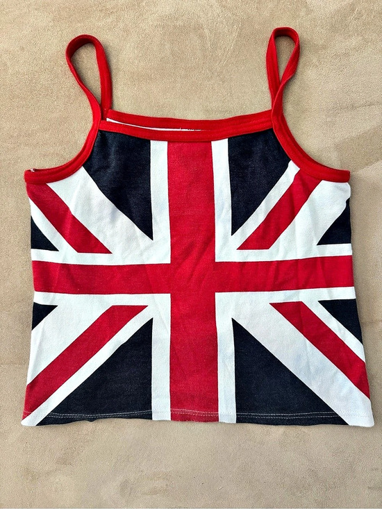 SOLL Tops - Union Jack Print Camisole Size M/L